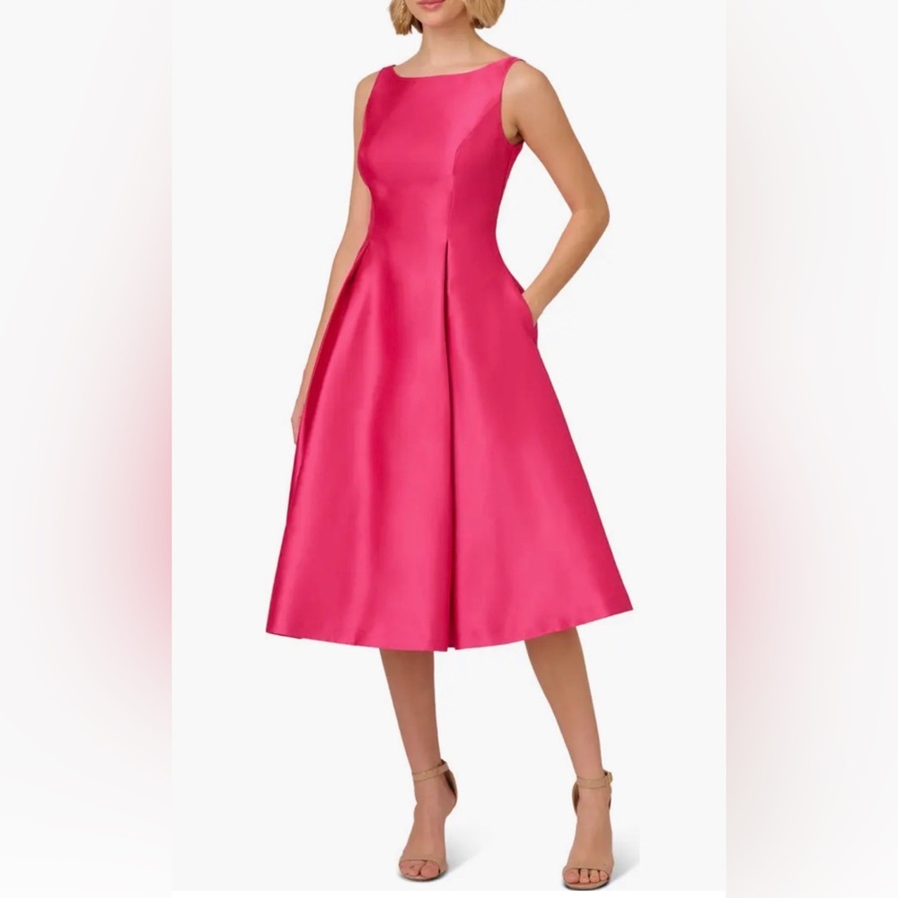 Adrianna Papell Vibrant Pink Formal women’s Dress - Picture 1 of 5